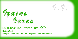 izaias veres business card